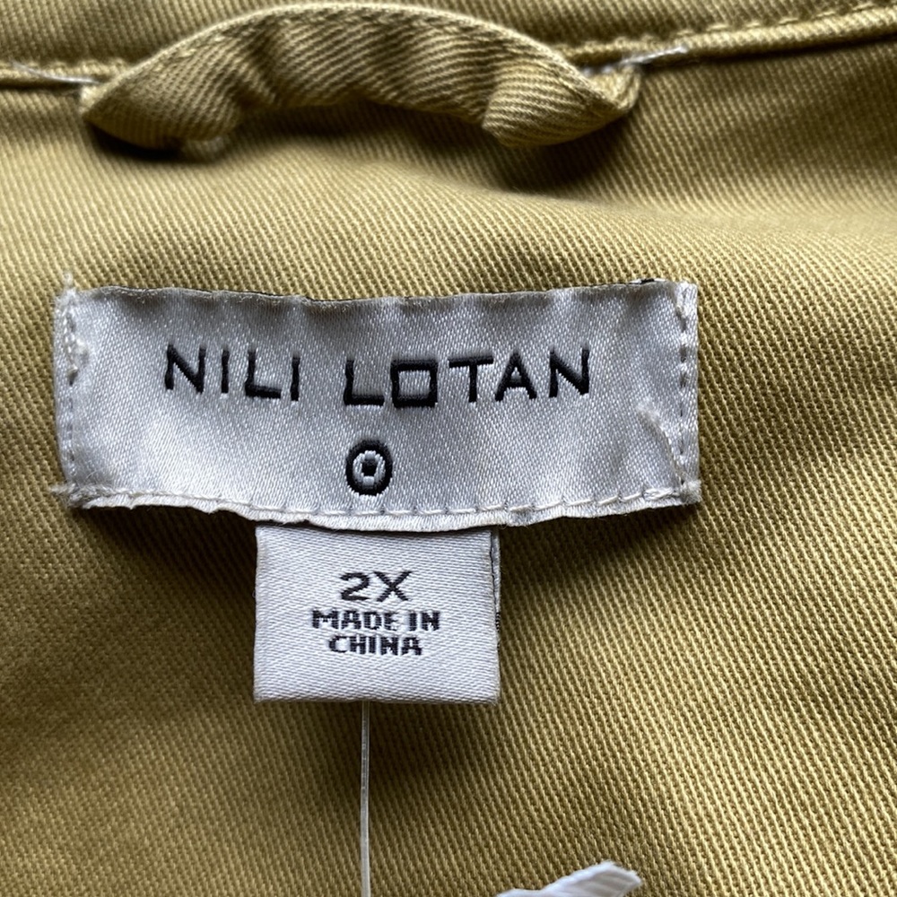 Nili Lotan X Target Khaki Button-Front Jacket - image 7